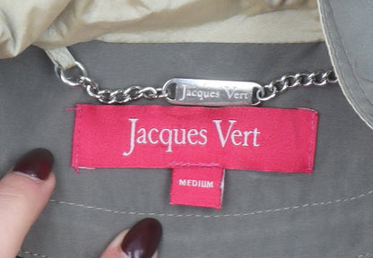 Womens UK Size M Jacques Vert Grey Rain Coat