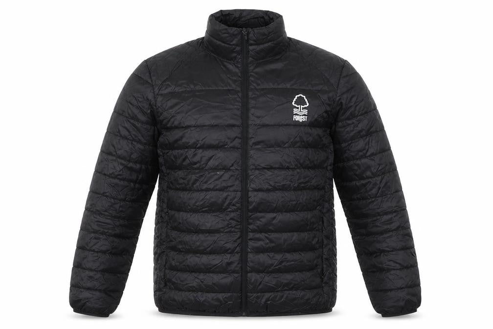 Mens UK Size S Forest Black Puffer Jacket