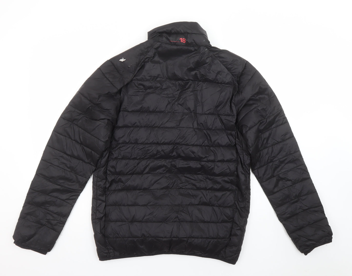Mens UK Size S Forest Black Puffer Jacket