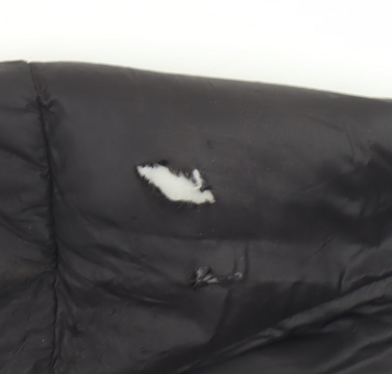 Mens UK Size S Forest Black Puffer Jacket