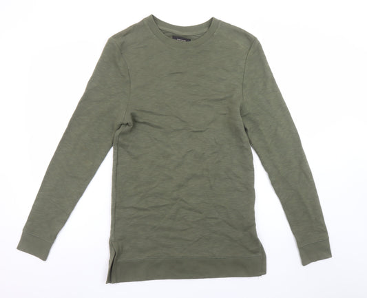 Womens UK Size XS River Island Green Pullover Sweatshirt