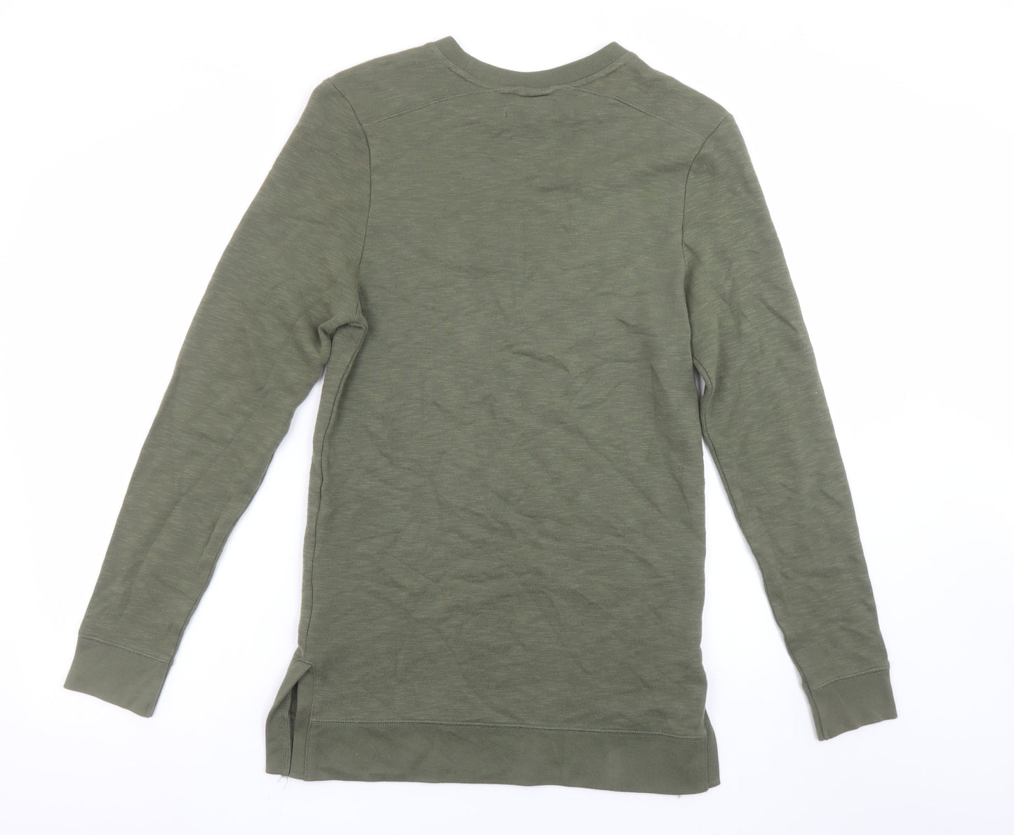 Womens UK Size XS River Island Green Pullover Sweatshirt