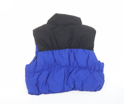Womens UK Size L H&M Blue Puffer Jacket