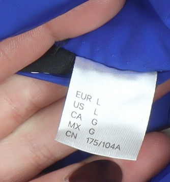 Womens UK Size L H&M Blue Puffer Jacket