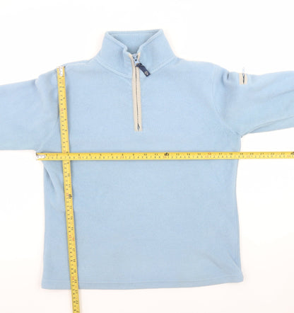 Womens UK Size S Weird Fish Blue Pullover Sweatshirt