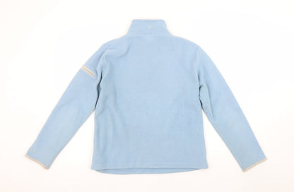 Womens UK Size S Weird Fish Blue Pullover Sweatshirt