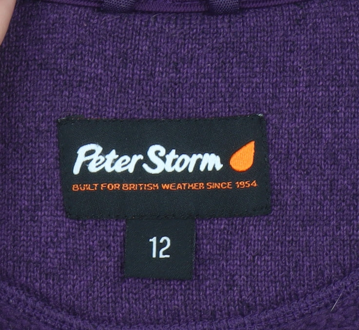 Womens UK Size 12 Peter Storm Purple Basic Jacket