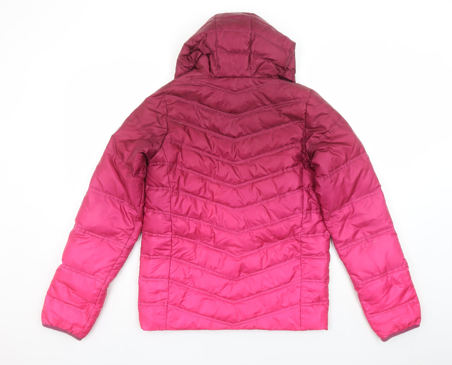 Girls UK Size 13 Years Zakti Pink Puffer Jacket
