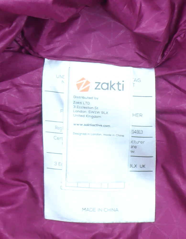 Girls UK Size 13 Years Zakti Pink Puffer Jacket
