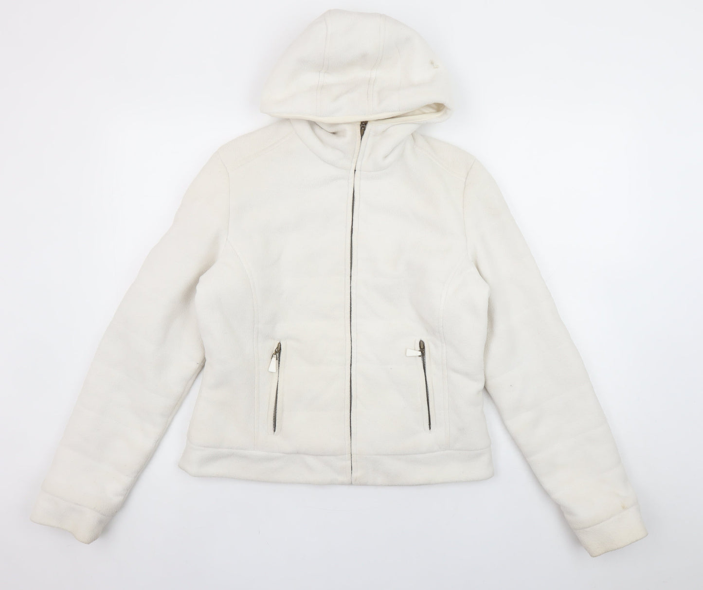 Womens UK Size 14 Zara White Basic Jacket