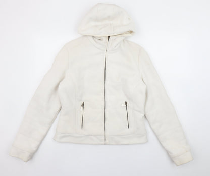 Womens UK Size 14 Zara White Basic Jacket