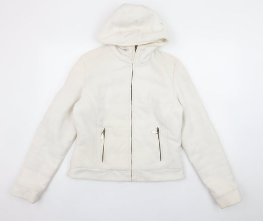 Womens UK Size 14 Zara White Basic Jacket