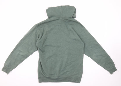 Mens UK Size S Blue Kay Green Pullover Hoodie
