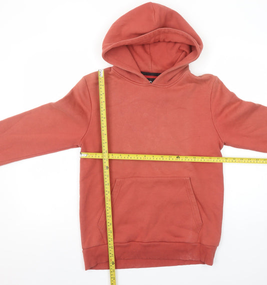 Mens UK Size S Gray New York Red Pullover Hoodie