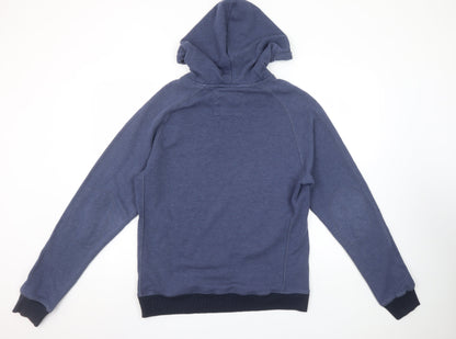 Mens UK Size L Planet Hollywood Blue Pullover Hoodie