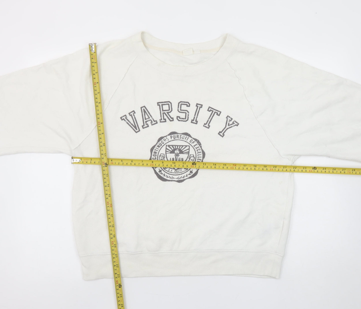 Womens UK Size M Gap Beige Pullover Sweatshirt