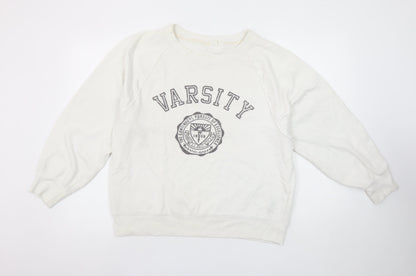 Womens UK Size M Gap Beige Pullover Sweatshirt