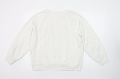 Womens UK Size M Gap Beige Pullover Sweatshirt