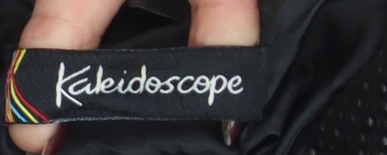 Womens UK Size 10 Kaleidoscope Black Puffer Jacket