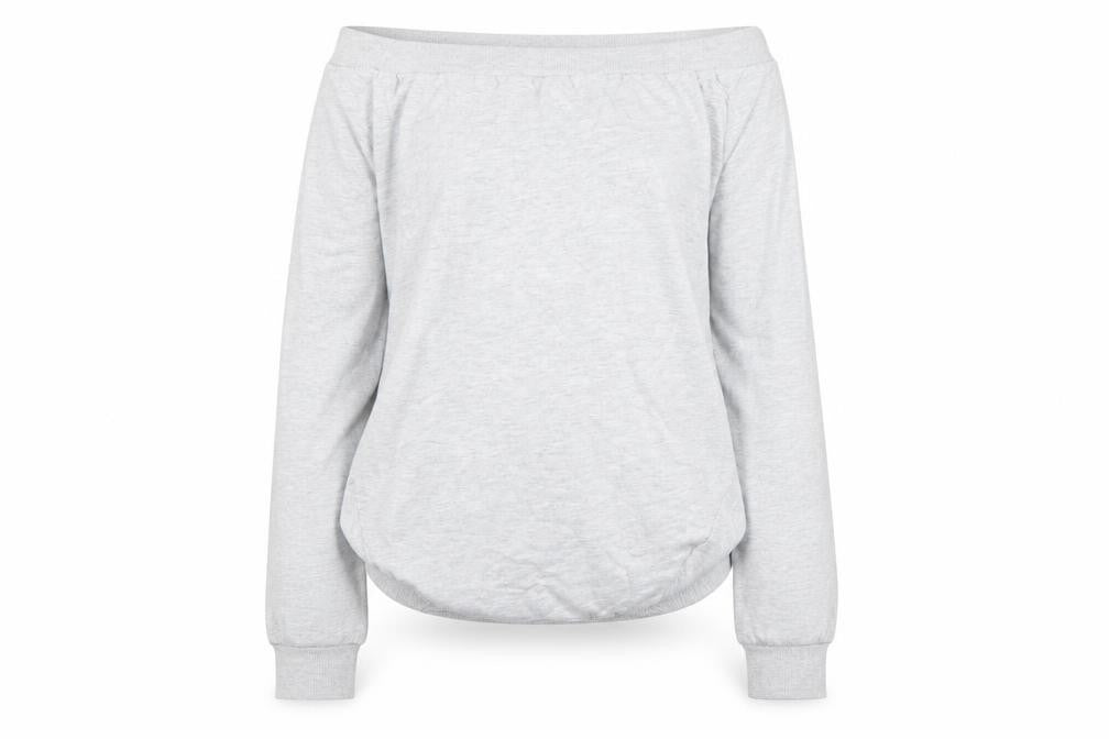 H&M Girls Grey 'It’s Snow Problem' Winter Pullover Sweatshirt Age 10 Years
