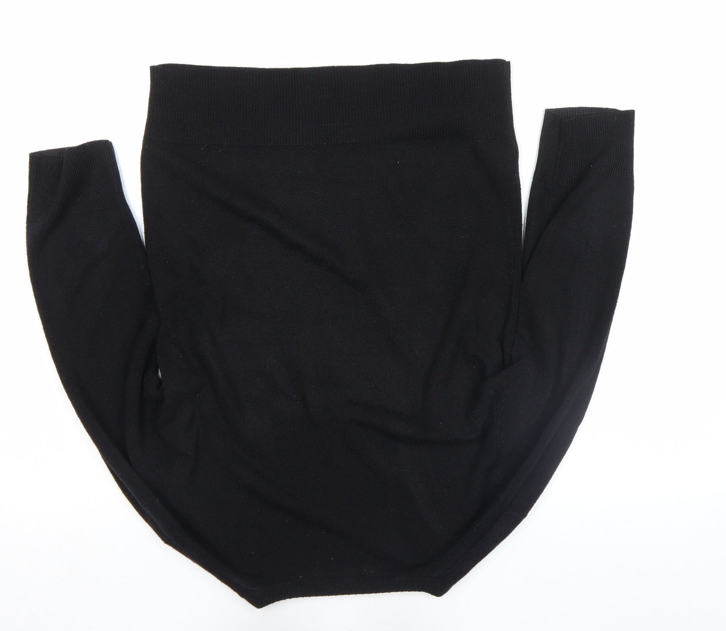 Womens UK Size M M&Co Black Basic Blouse