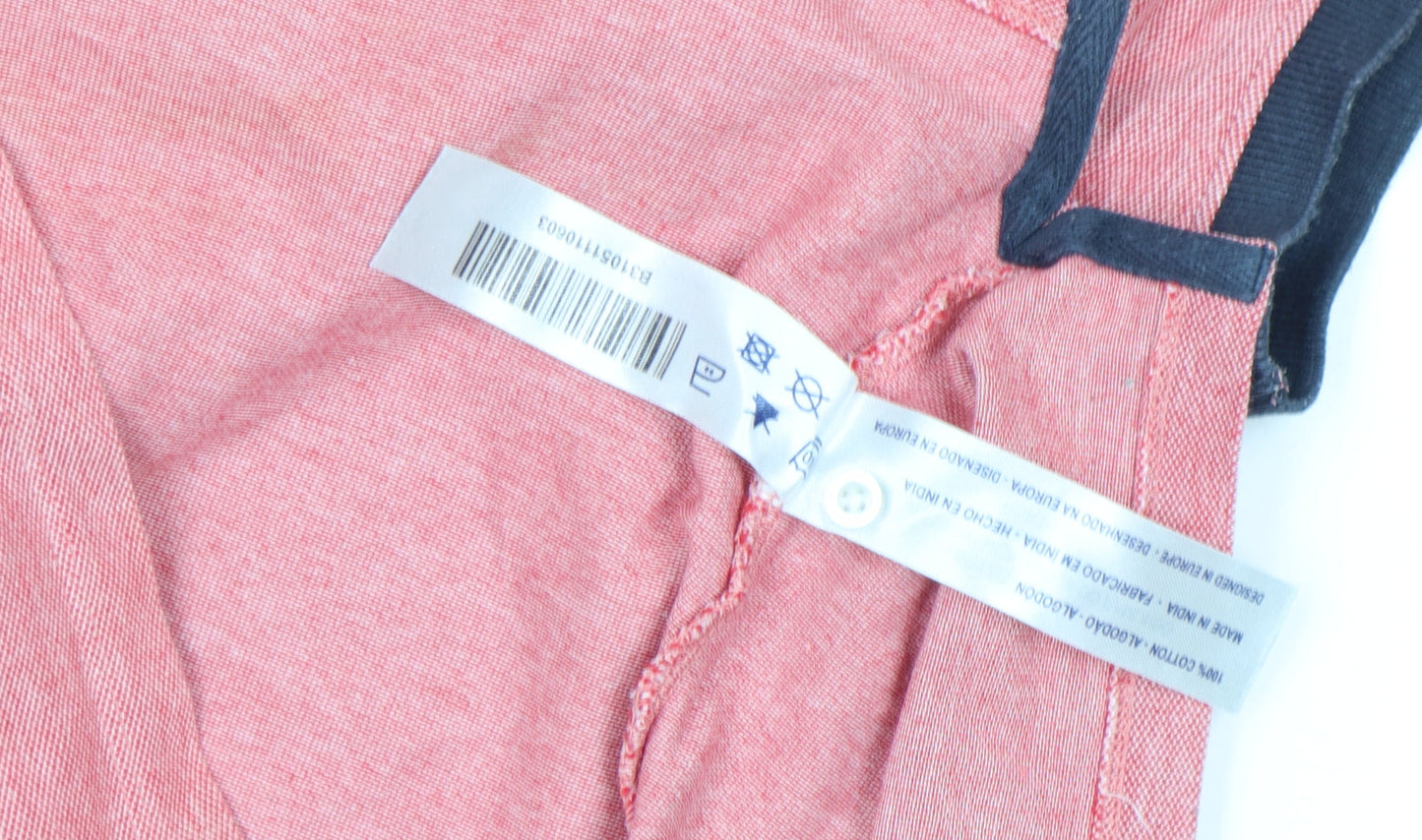 Mens UK Size L Mr. Blue Cotton Polo Shirt