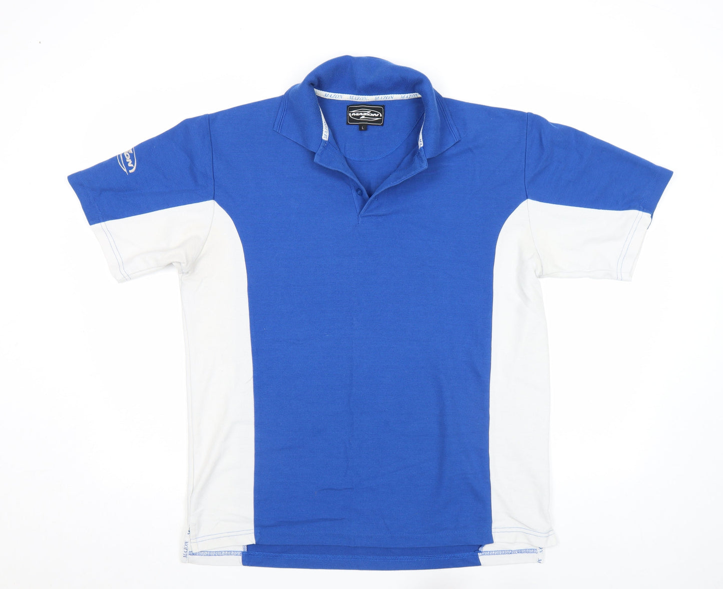 Mens UK Size L Mazon Polyester Blend Polo Shirt