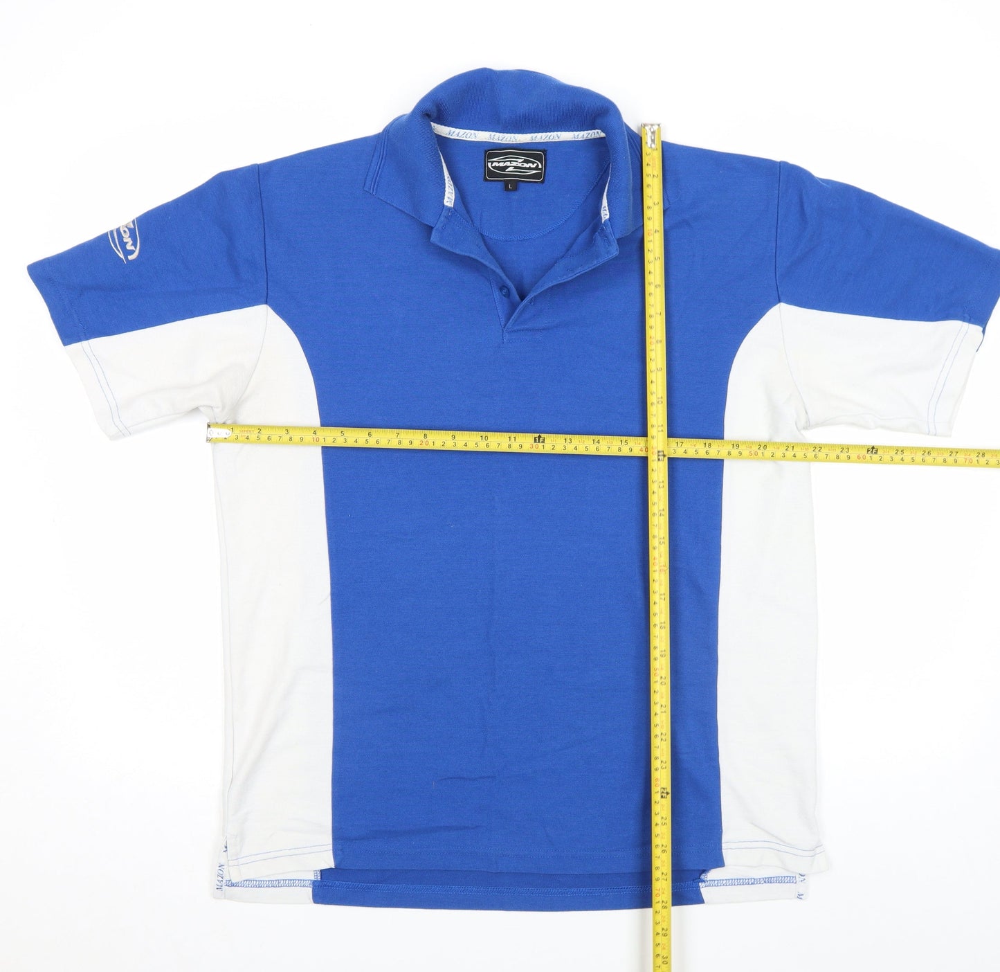 Mens UK Size L Mazon Polyester Blend Polo Shirt