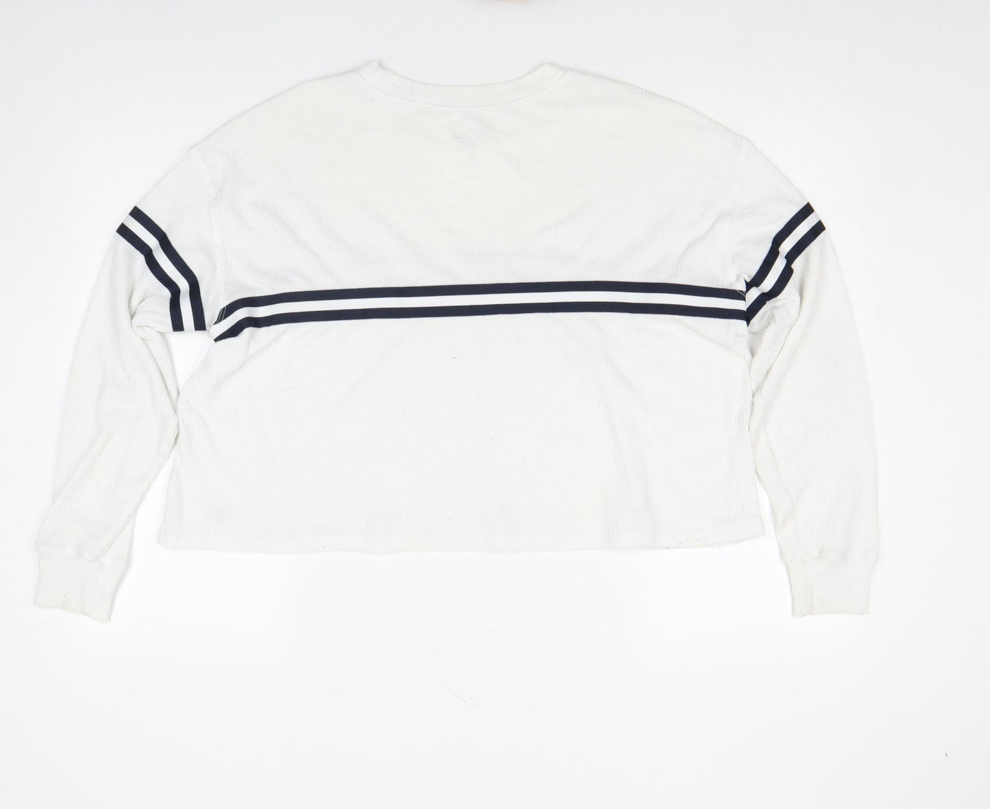 Womens UK Size S Hollister White Basic T-Shirt