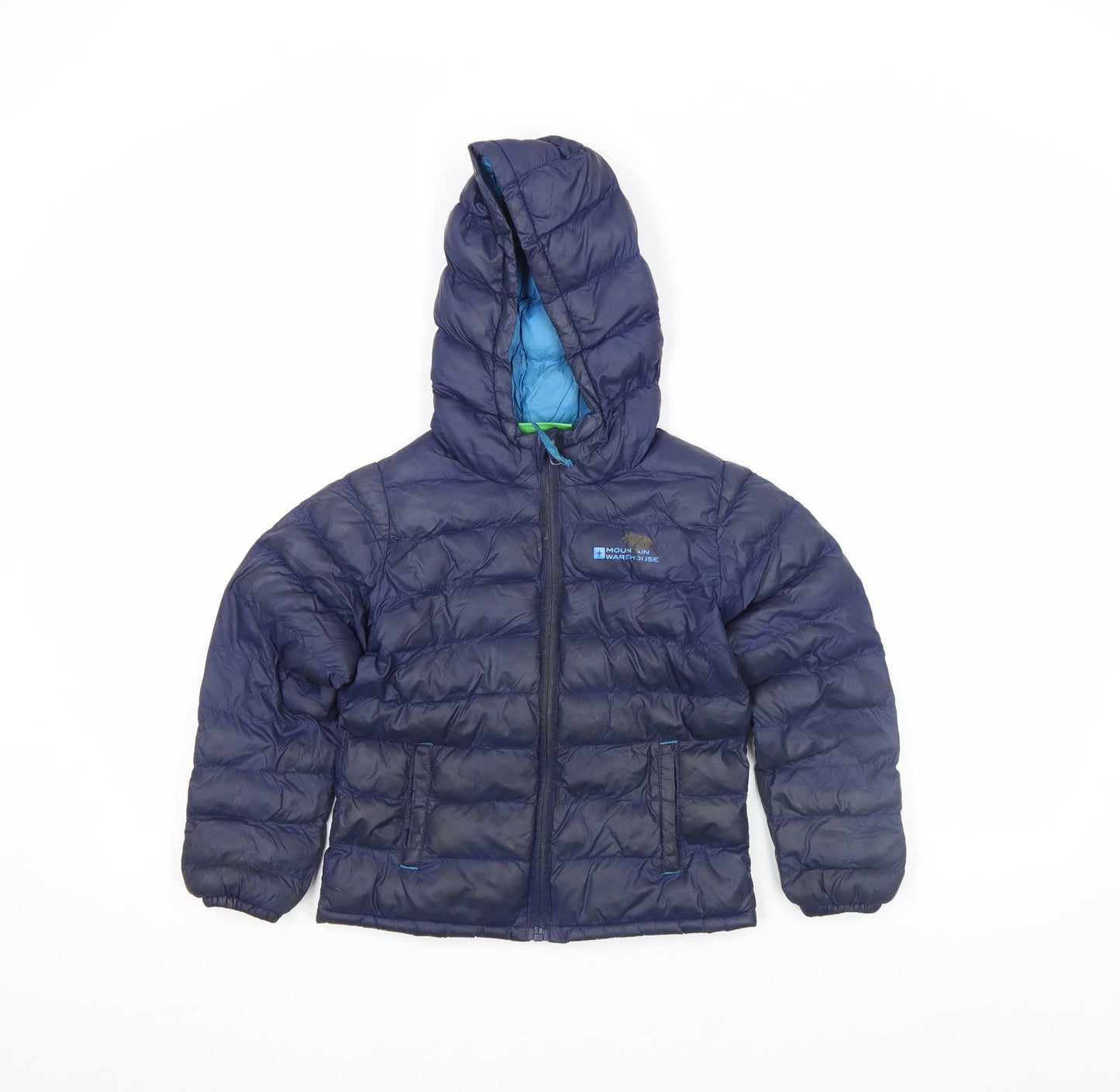 Boys UK Size 3-4 Years Mountain Warehouse Blue Puffer Jacket