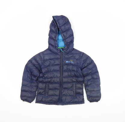 Boys UK Size 3-4 Years Mountain Warehouse Blue Puffer Jacket