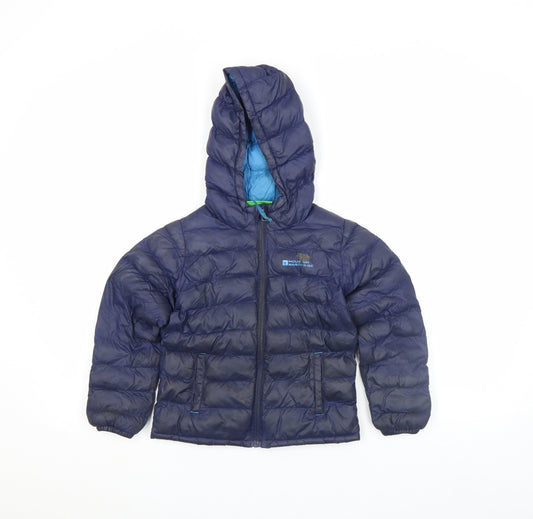 Boys UK Size 3-4 Years Mountain Warehouse Blue Puffer Jacket