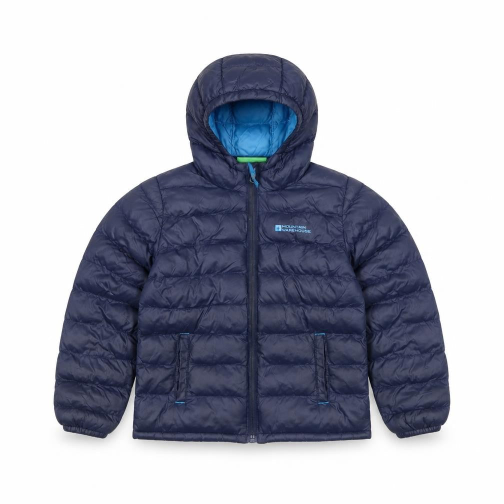 Boys UK Size 3-4 Years Mountain Warehouse Blue Puffer Jacket