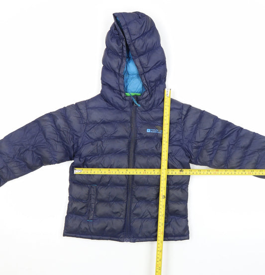 Boys UK Size 3-4 Years Mountain Warehouse Blue Puffer Jacket