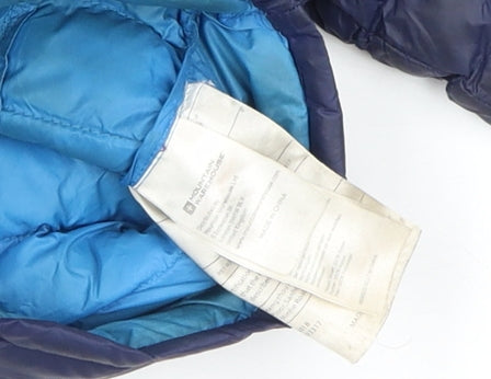 Boys UK Size 3-4 Years Mountain Warehouse Blue Puffer Jacket