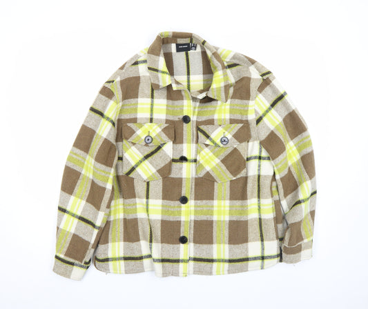 Womens UK Size XS VERO MODA Brown Basic Jacket