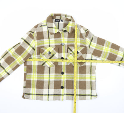 Womens UK Size XS VERO MODA Brown Basic Jacket