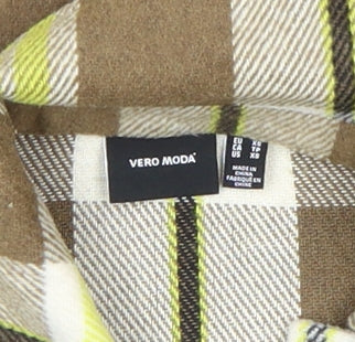 Womens UK Size XS VERO MODA Brown Basic Jacket