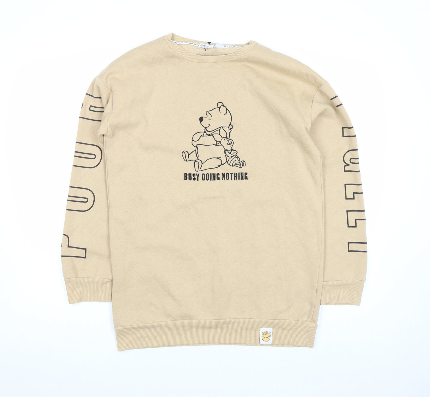 Womens UK Size S Disney Beige Pullover Sweatshirt