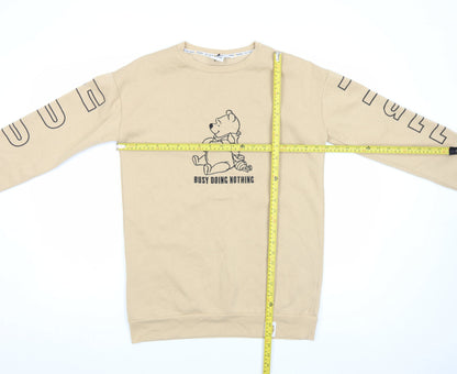 Womens UK Size S Disney Beige Pullover Sweatshirt