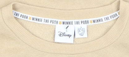 Womens UK Size S Disney Beige Pullover Sweatshirt