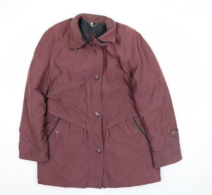 Womens UK Size 16 Classic Line Brown Overcoat