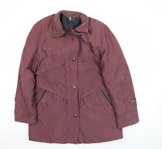 Womens UK Size 16 Classic Line Brown Overcoat
