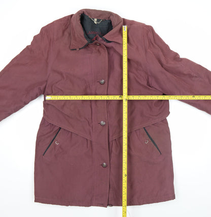 Womens UK Size 16 Classic Line Brown Overcoat