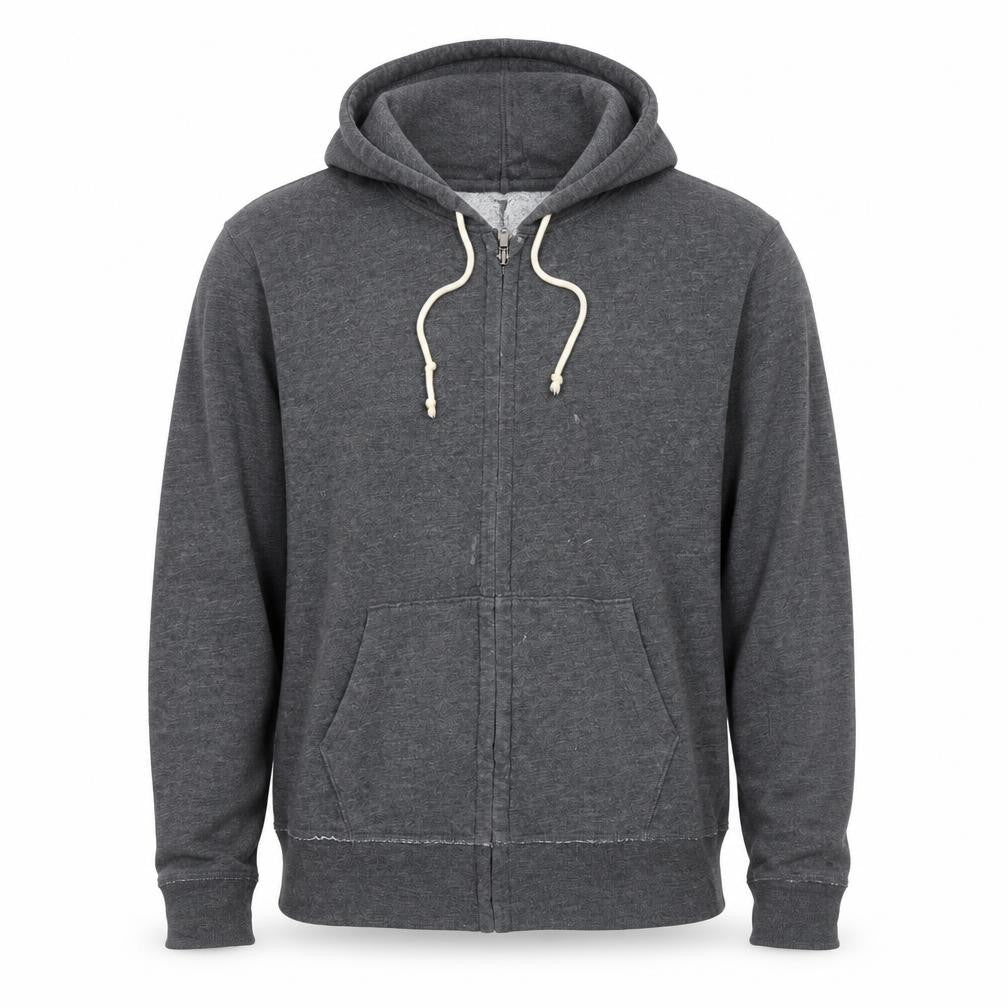 Mens UK Size L Gap Grey Full Zip Hoodie