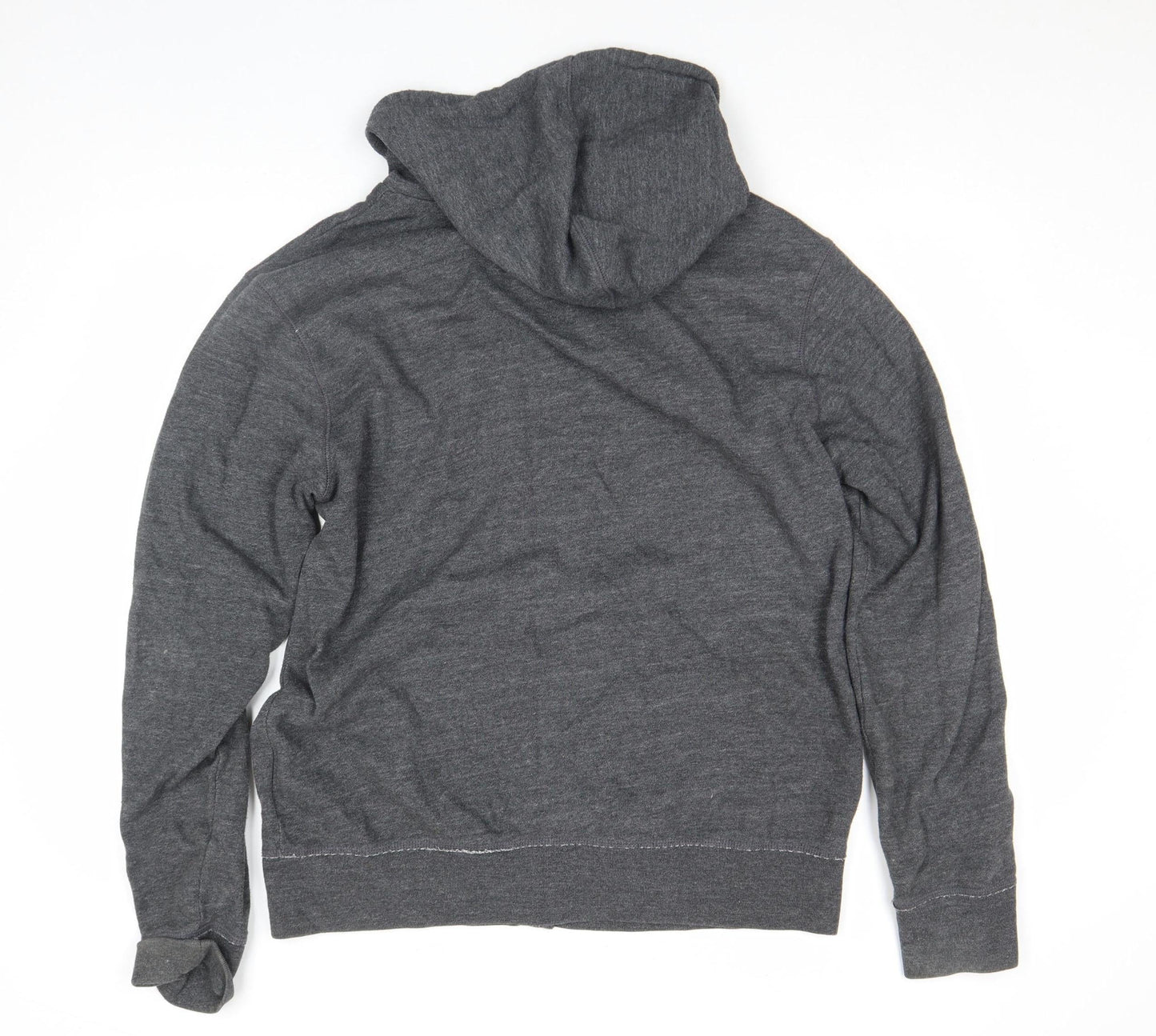 Mens UK Size L Gap Grey Full Zip Hoodie