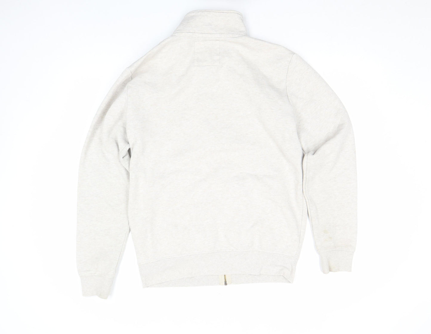 Mens UK Size S Crew Clothing Company Beige Full Zip Sweatshirt