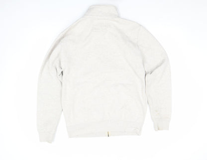Mens UK Size S Crew Clothing Company Beige Full Zip Sweatshirt