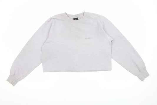 Womens UK Size M Tots Teams Grey Pullover Sweatshirt