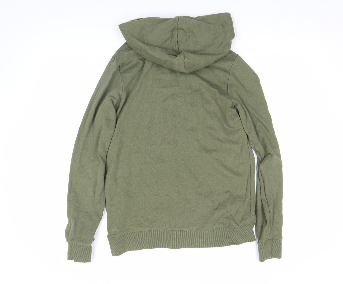 Boys UK Size 164 JACK & JONES Green Pullover Hoodie